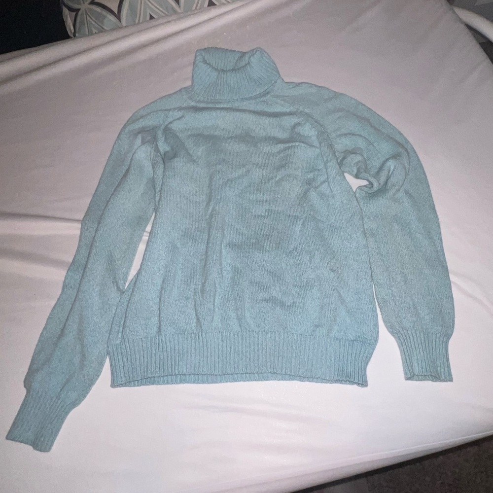 Karen Scott Light Blue Sweater